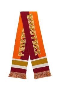 Friends Of Dorothee wool scarf - Orange & Red Mix