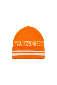 Bonnet Friends Of Dorothee en laine - Orange & Off White Mix