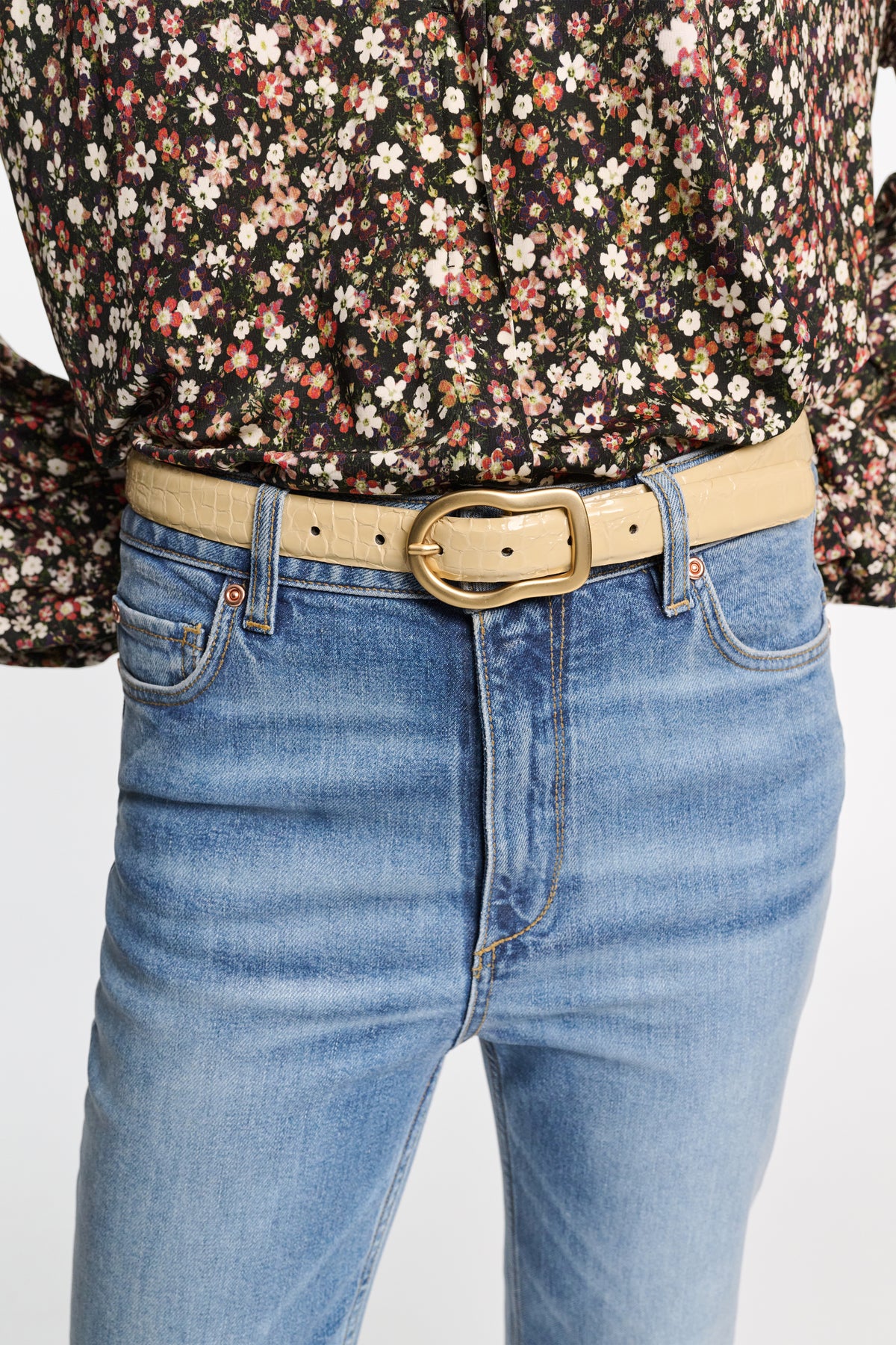Ceinture réversible Exotic Shine - Sand