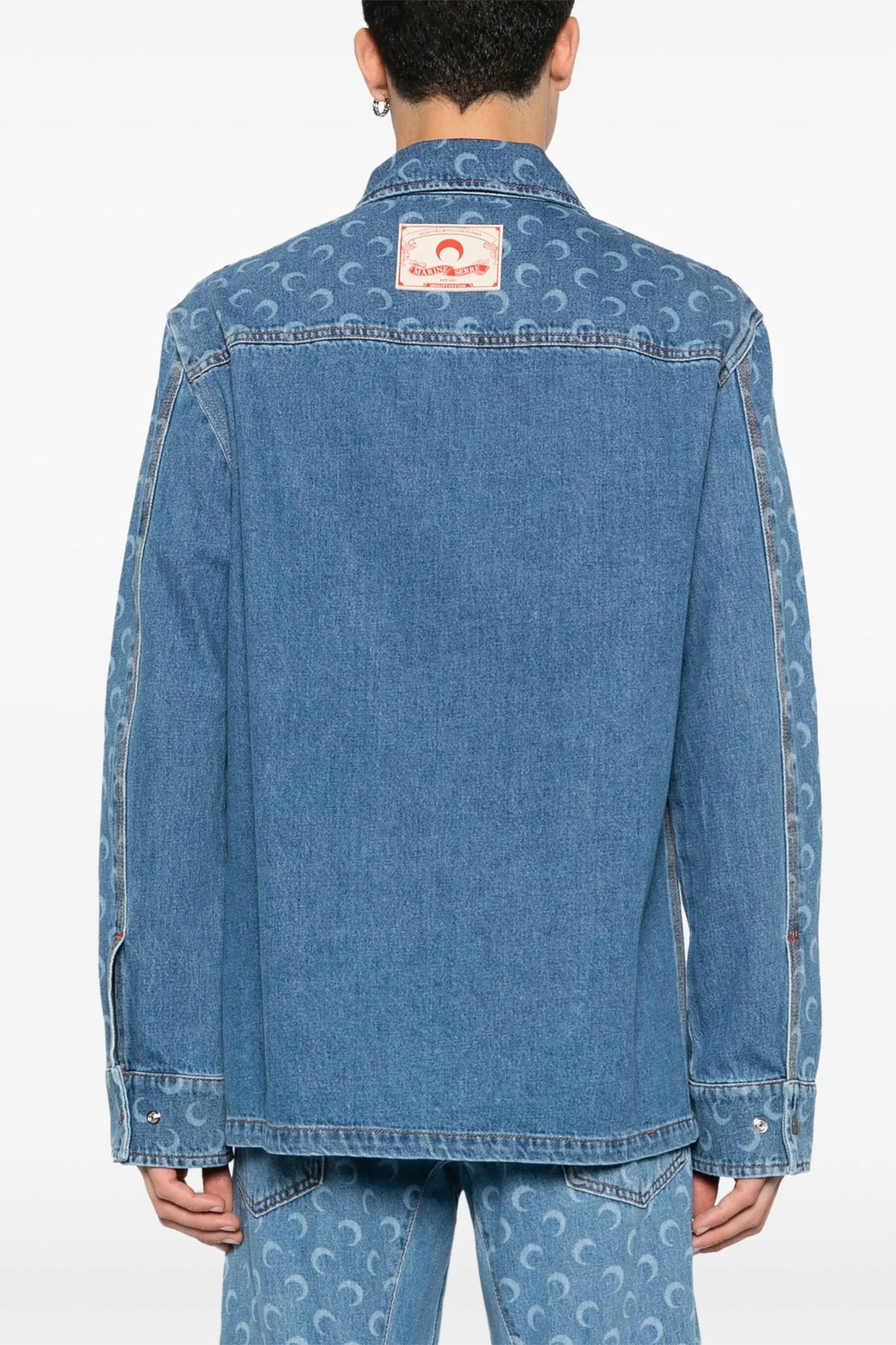Surchemise en denim Moon laser - Light Blue