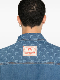 Surchemise en denim Moon laser - Light Blue