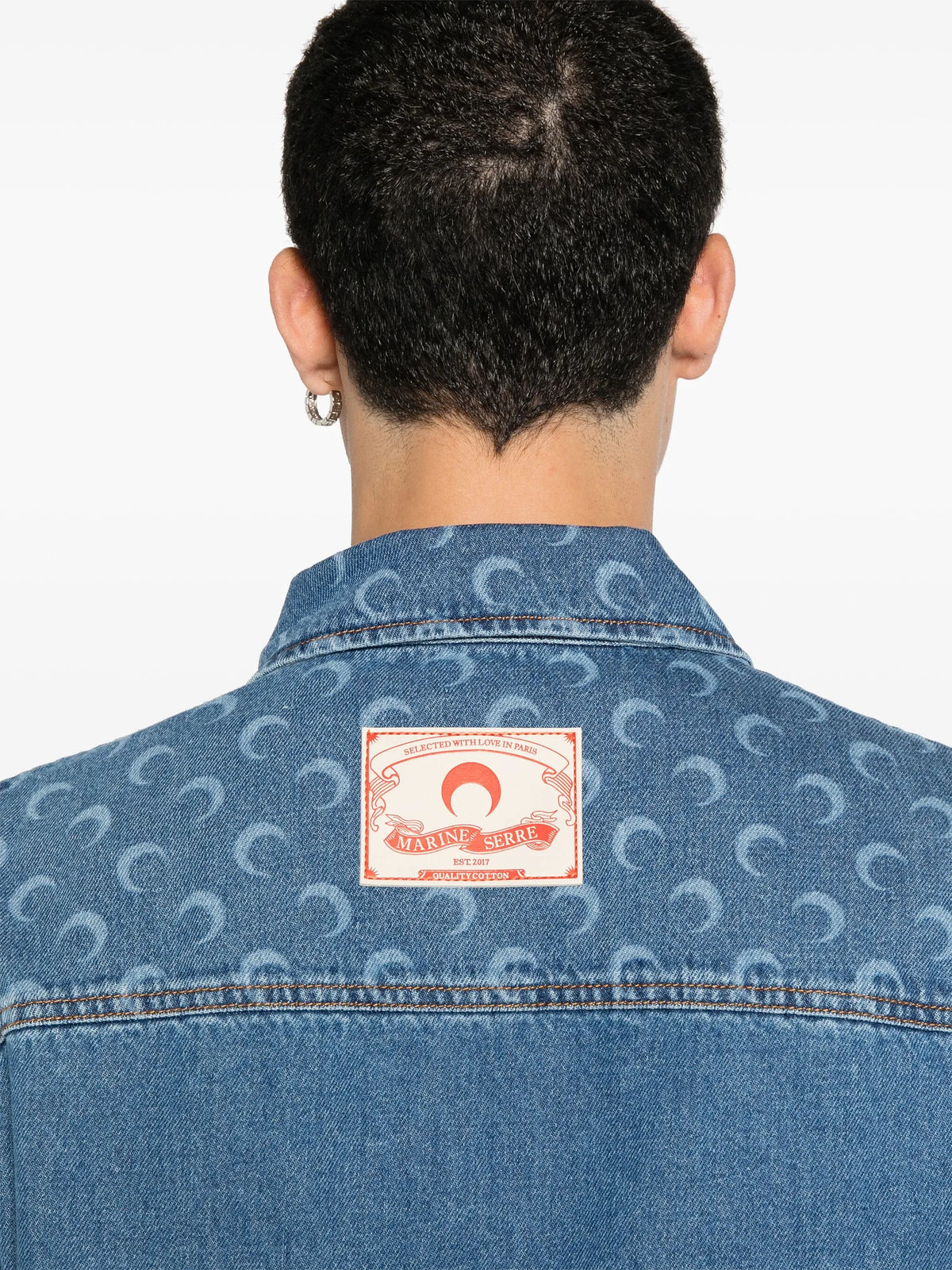 Surchemise en denim Moon laser - Light Blue