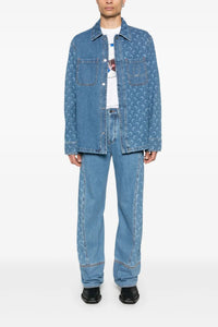 Surchemise en denim Moon laser - Light Blue