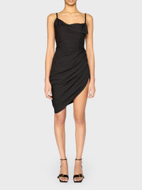 120€ / 0 sold //5 QTY / ST0%   Robe courte Saudade - Black