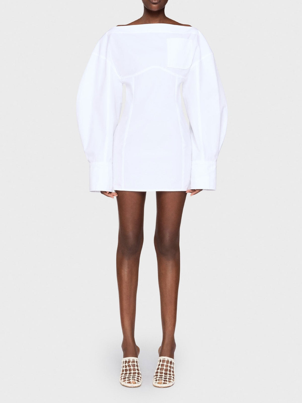 Robe chemise Casaco - White