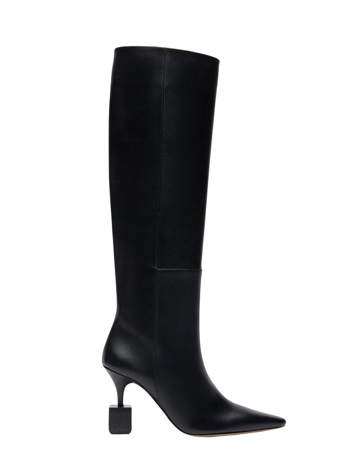 Bottes Bisou 90 en cuir - Black