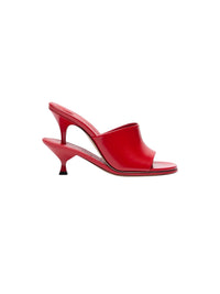 Mules à talons 110 en cuir - Red