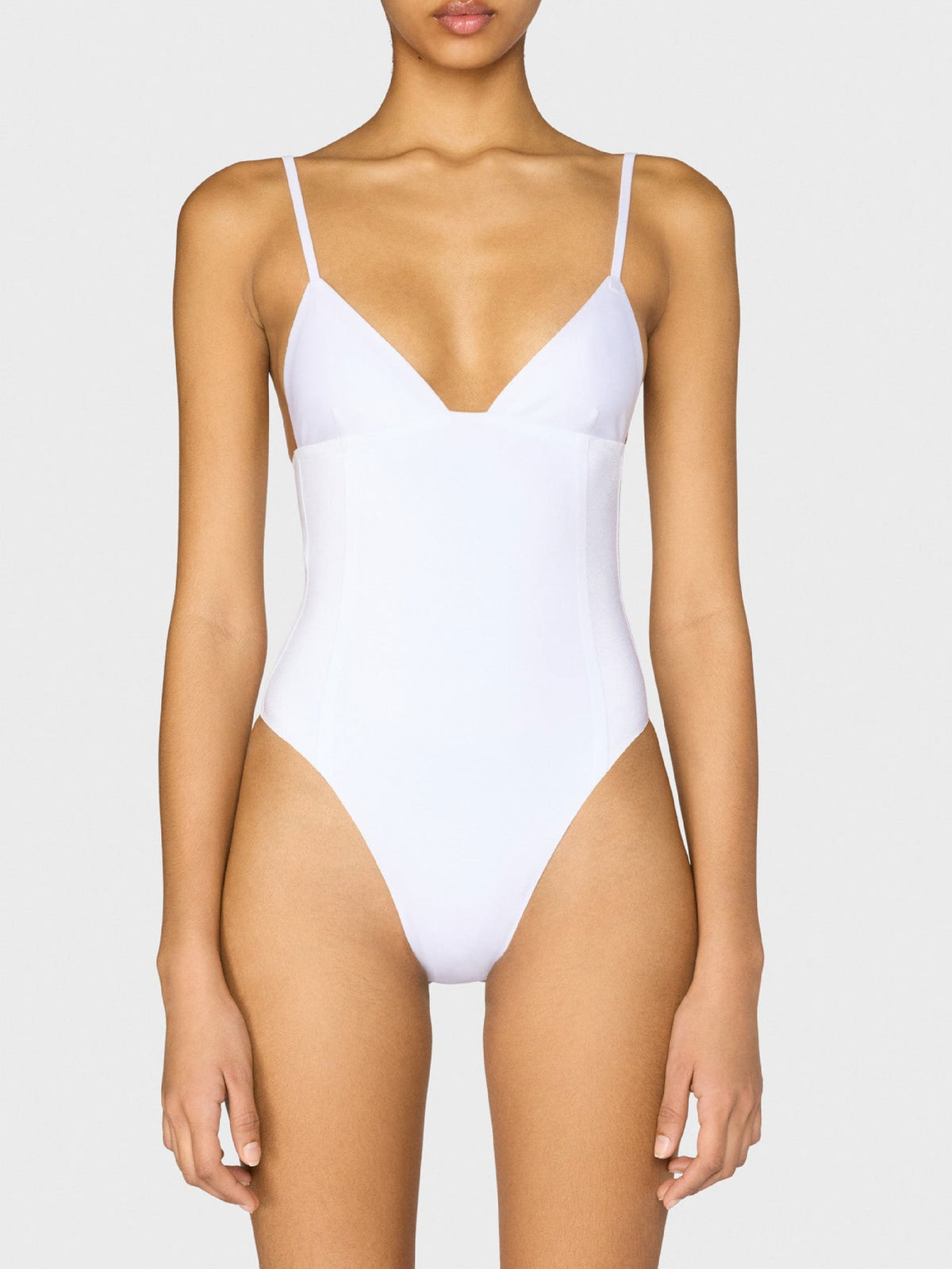 Body Spallina à bretelles - White