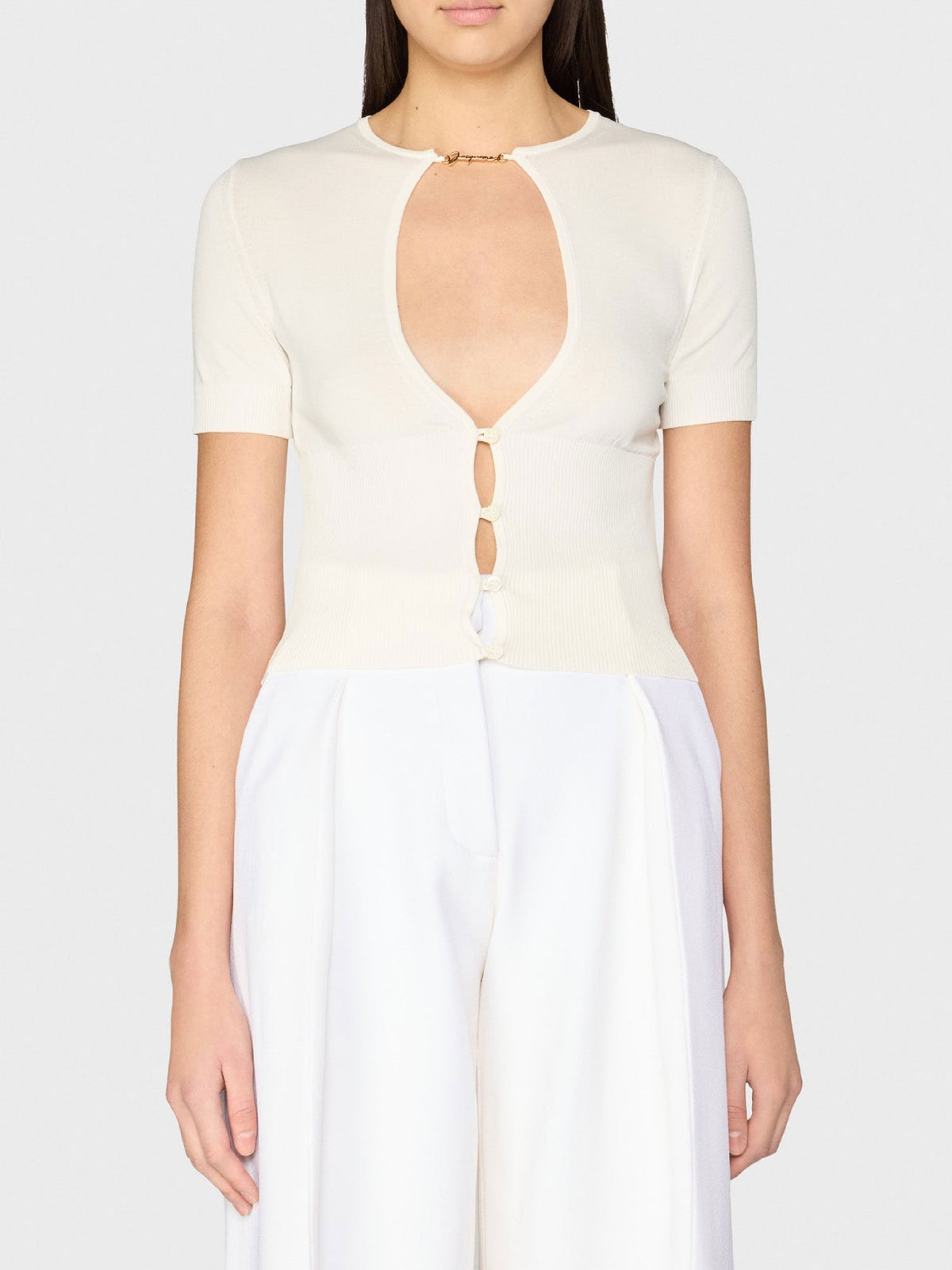 Top Pralù à manches courtes - Off White