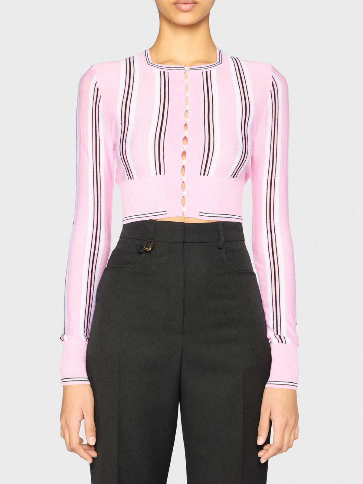 90€ / 5 sold //10 QTY / ST50%   Cardigan Spiaggia en laine - Multi Pink