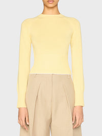 Pull Soglia en cachemire - Light Yellow