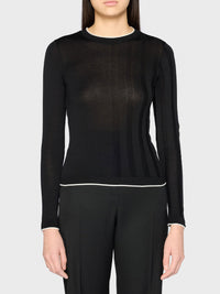 90€ / 13 sold //15 QTY / ST87%   Pull Tricot asymétrique - Black