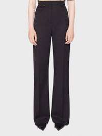 75€ / 29 sold //34 QTY / ST85%   Pantalon Sauge en laine - Black