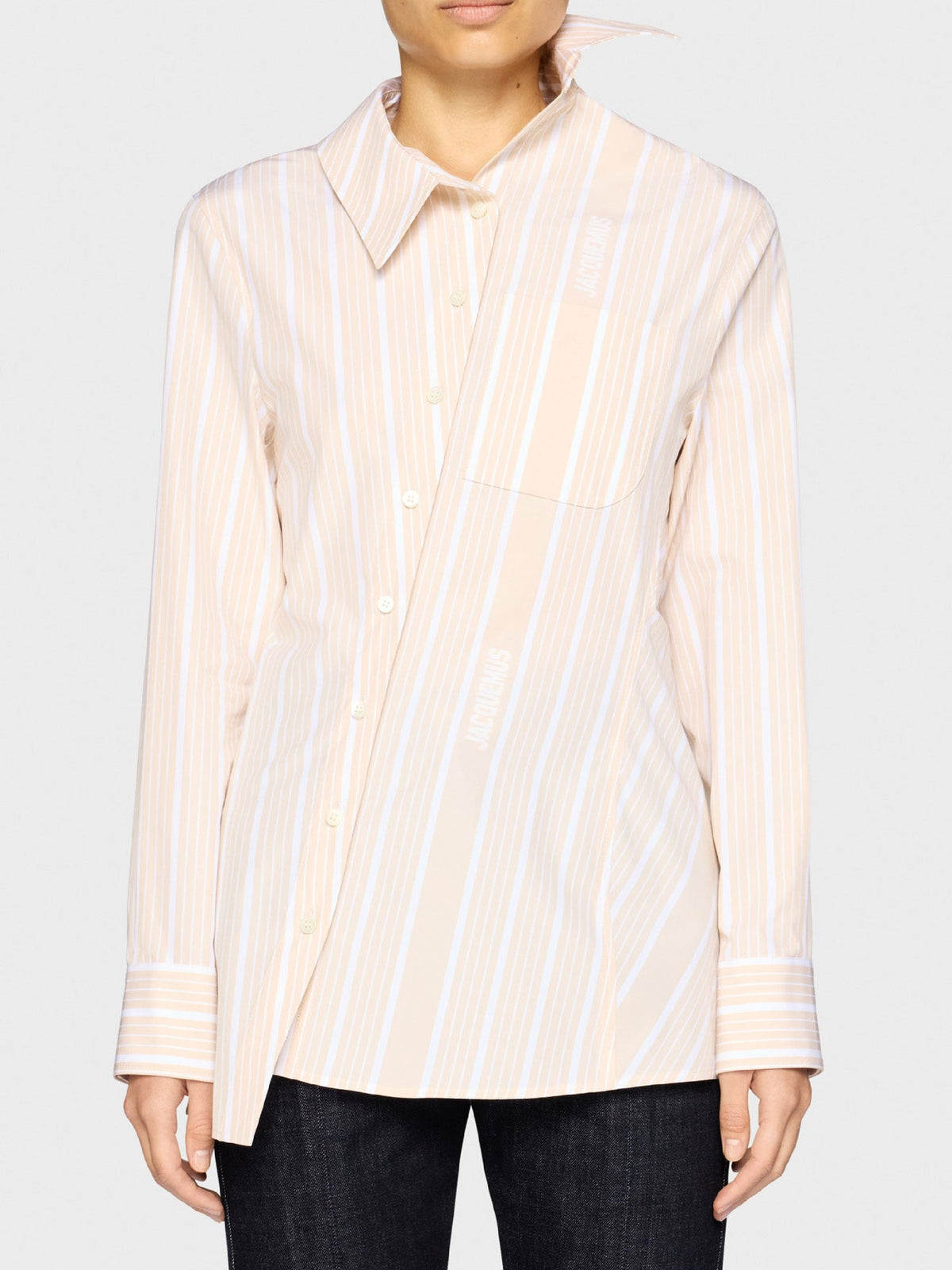 90€ / 21 sold //25 QTY / ST84%   Chemise Pablo asymétrique - Business Big