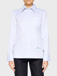 Chemise ajustée à dos nu - Light Grey
