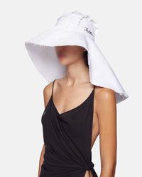Chapeau Camper en toile - White