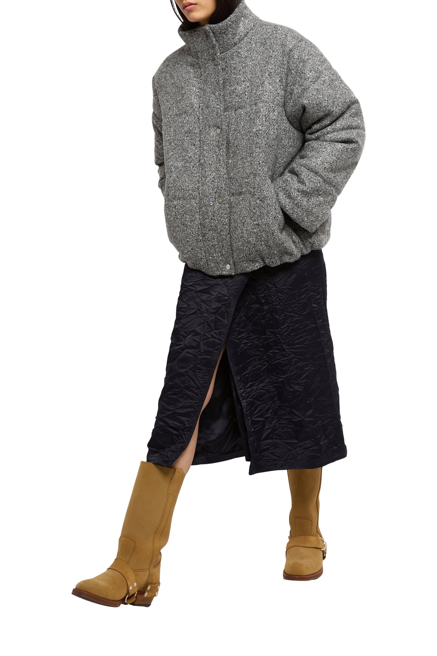 Minnie wool down jacket - Grey