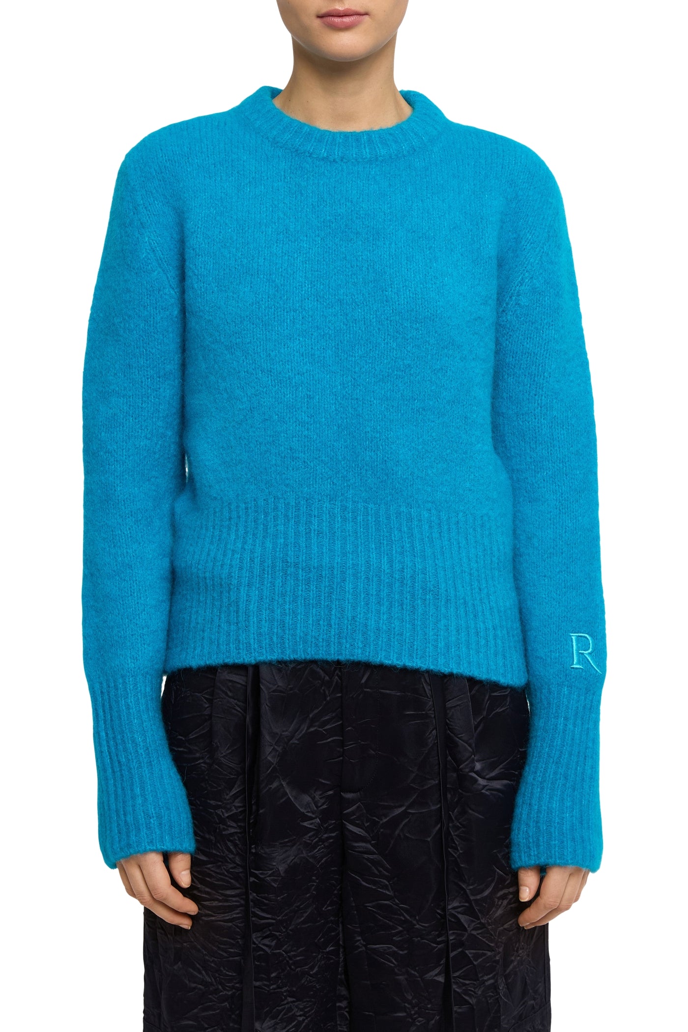 Pull Bell en laine - Turquoise