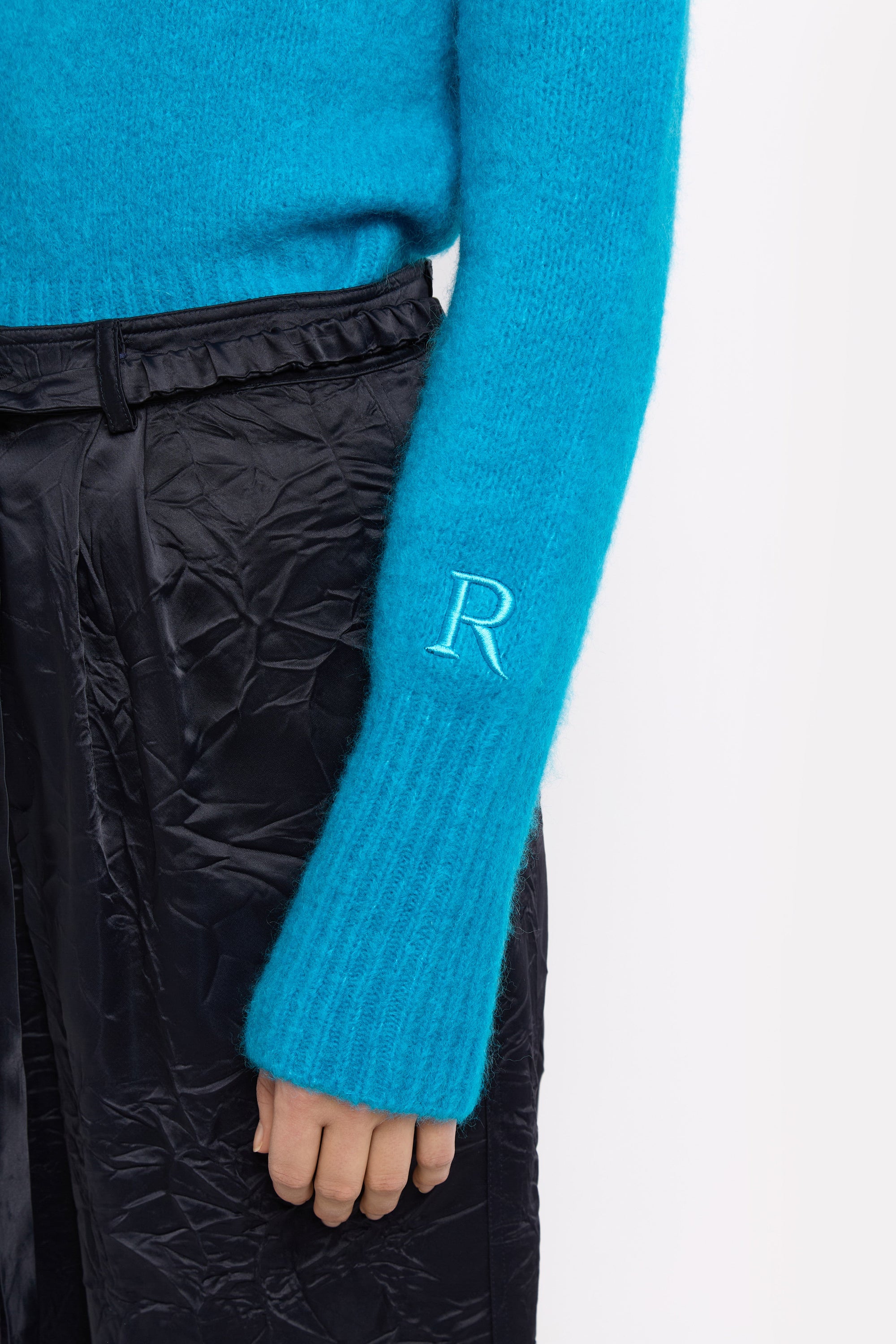 Pull Bell en laine - Turquoise