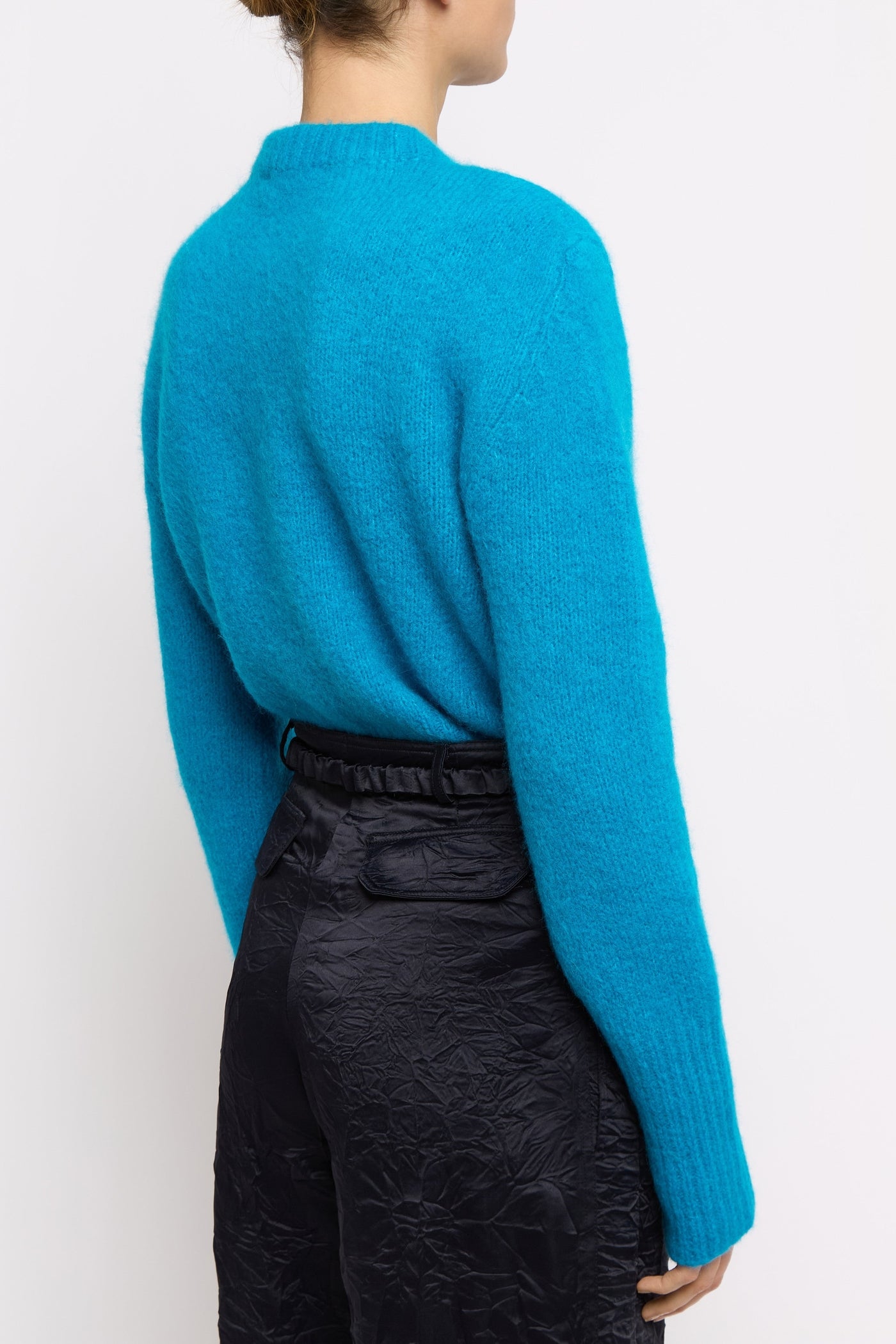 Pull Bell en laine - Turquoise