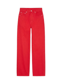 Pantalon droit De-nîmes - Red