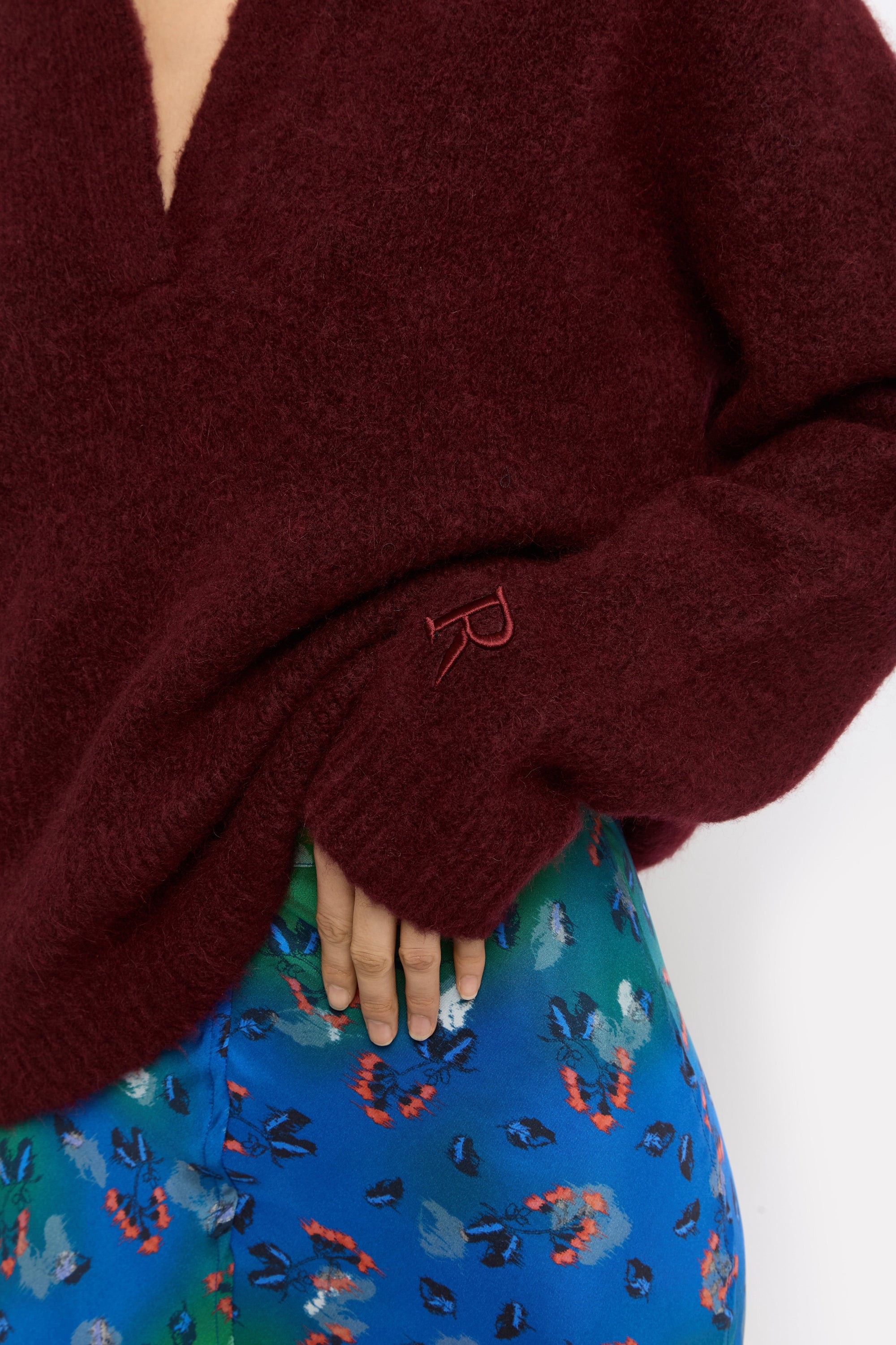 Harry wool jumper - Bordeaux