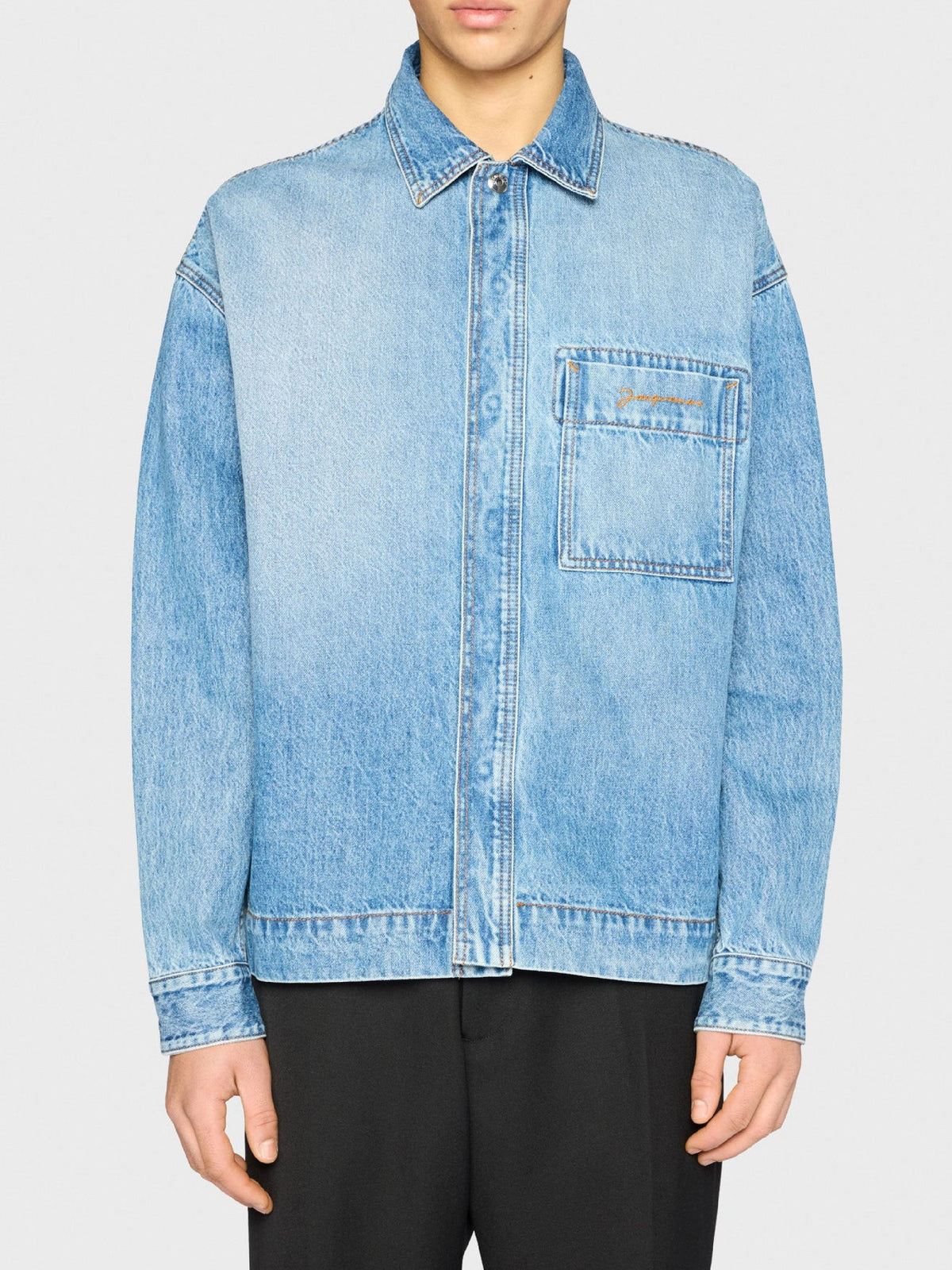 90€ / 4 sold //4 QTY / ST100%   Chemise De-Nîmes en denim - Blue Tabac