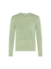 Pull Paseo en maille fine - Pale Green
