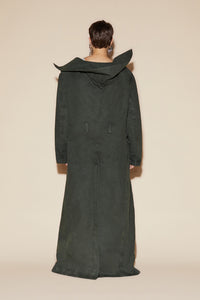 Long coat - Ivy green