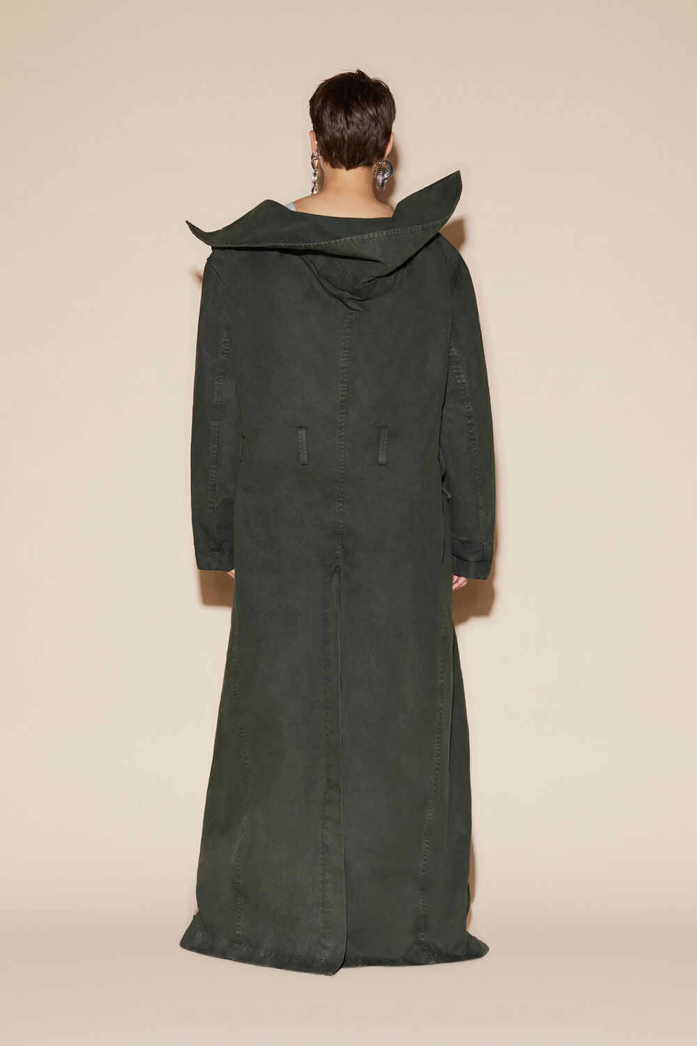 Long coat - Ivy green