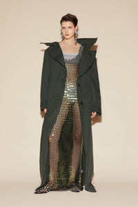 Long coat - Ivy green