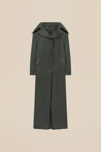 Long coat - Ivy green
