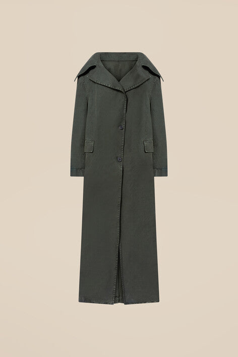 Long coat - Ivy green