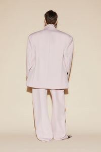 Pantalon long en tissu extensible - Pale Pink