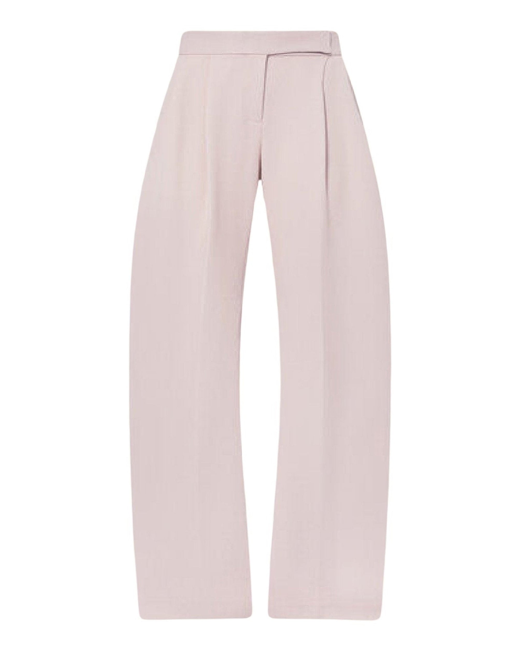 Pantalon long en tissu extensible - Pale Pink