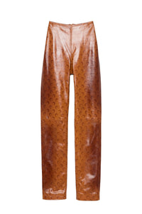 Pantalon Moon en cuir - Light Brown