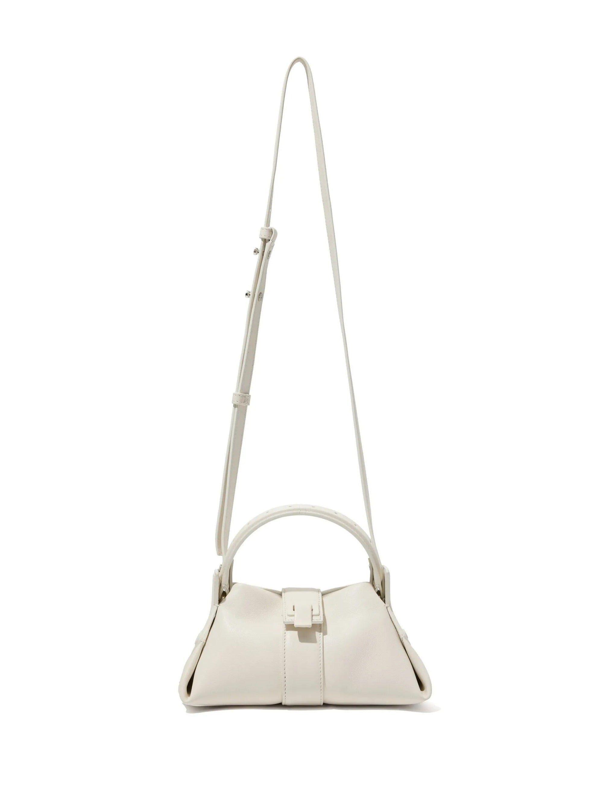 Park mini leather shoulder bag - Cream