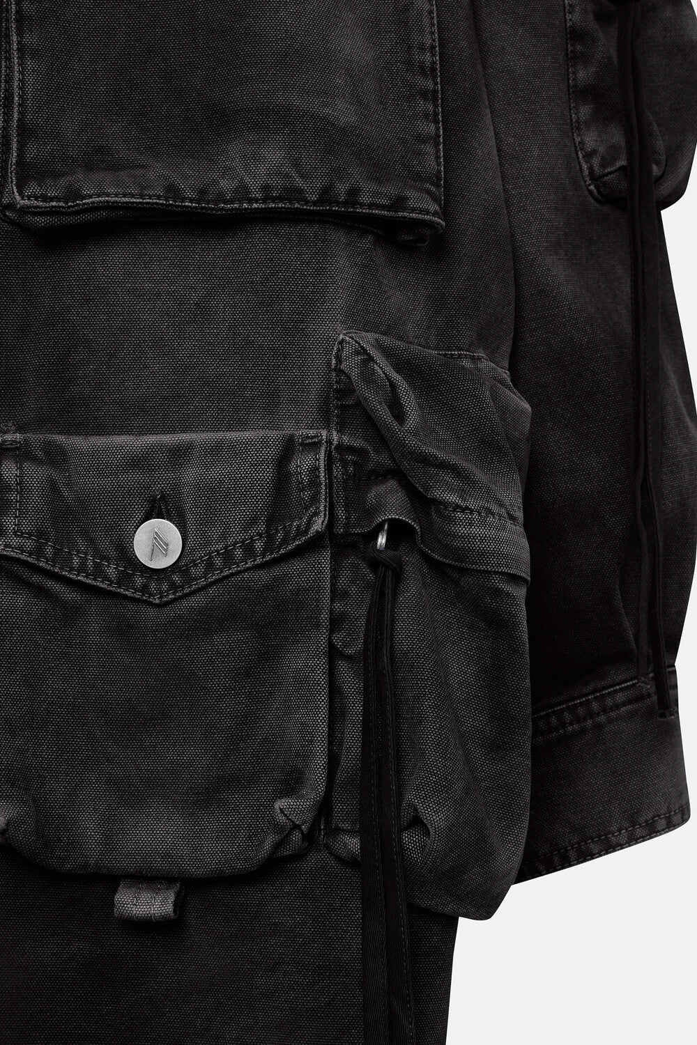 Manteau court Fern en denim - Black