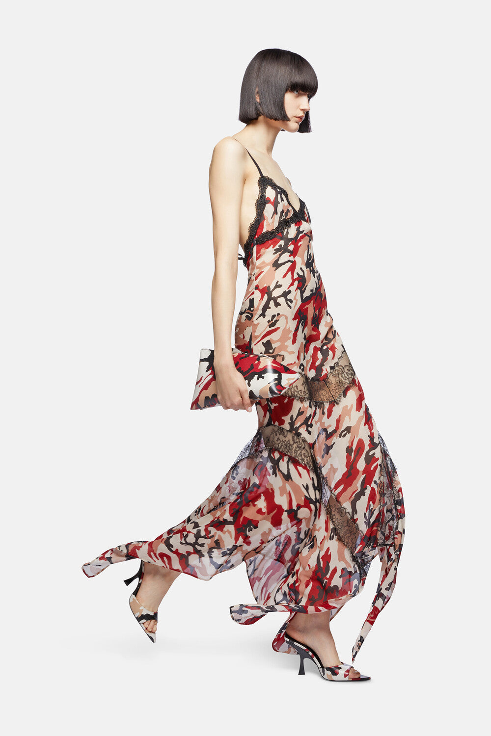 Abito midi - Beige/Black/Red/Nude
