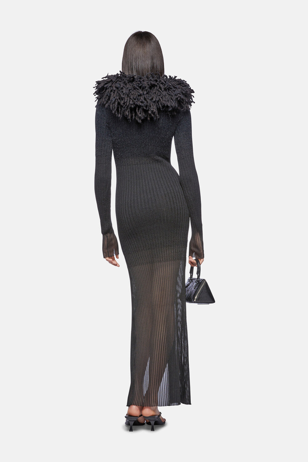 Abito midi - Black degrade