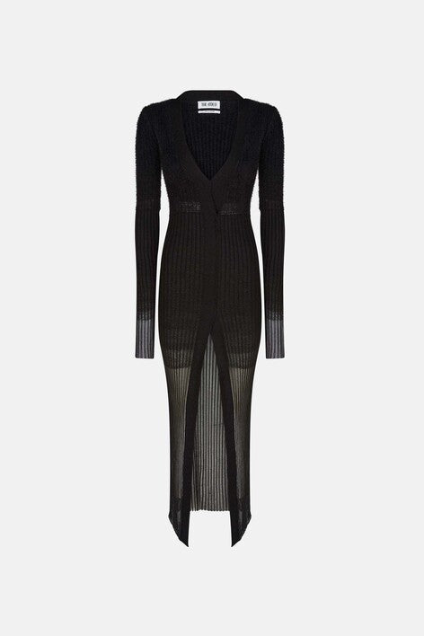 Abito midi - Black degrade
