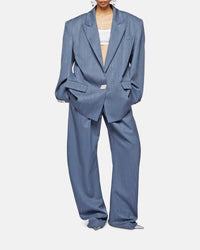 Pantalon long Gary en laine - Dusty Grey