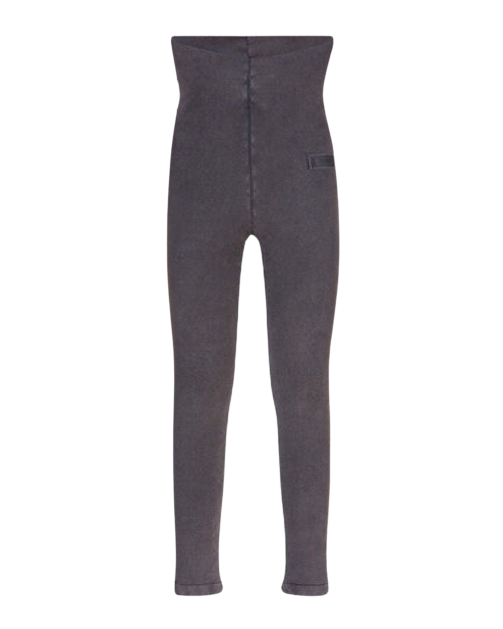 Leggings taille haute en molleton - Faded Black