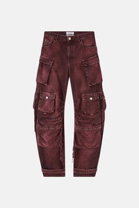 Pantaloni lunghi Fern - Red/Burgundy