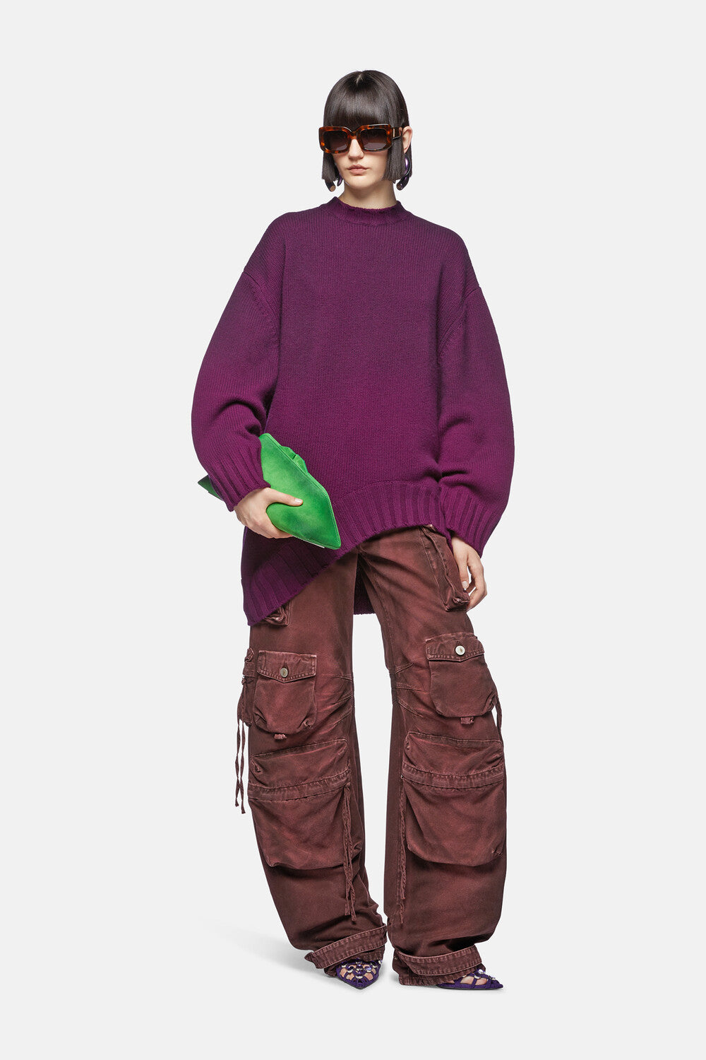 Pantaloni lunghi Fern - Red/Burgundy