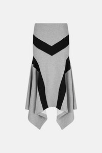 Gonna lunga - Grey melange/grey melange