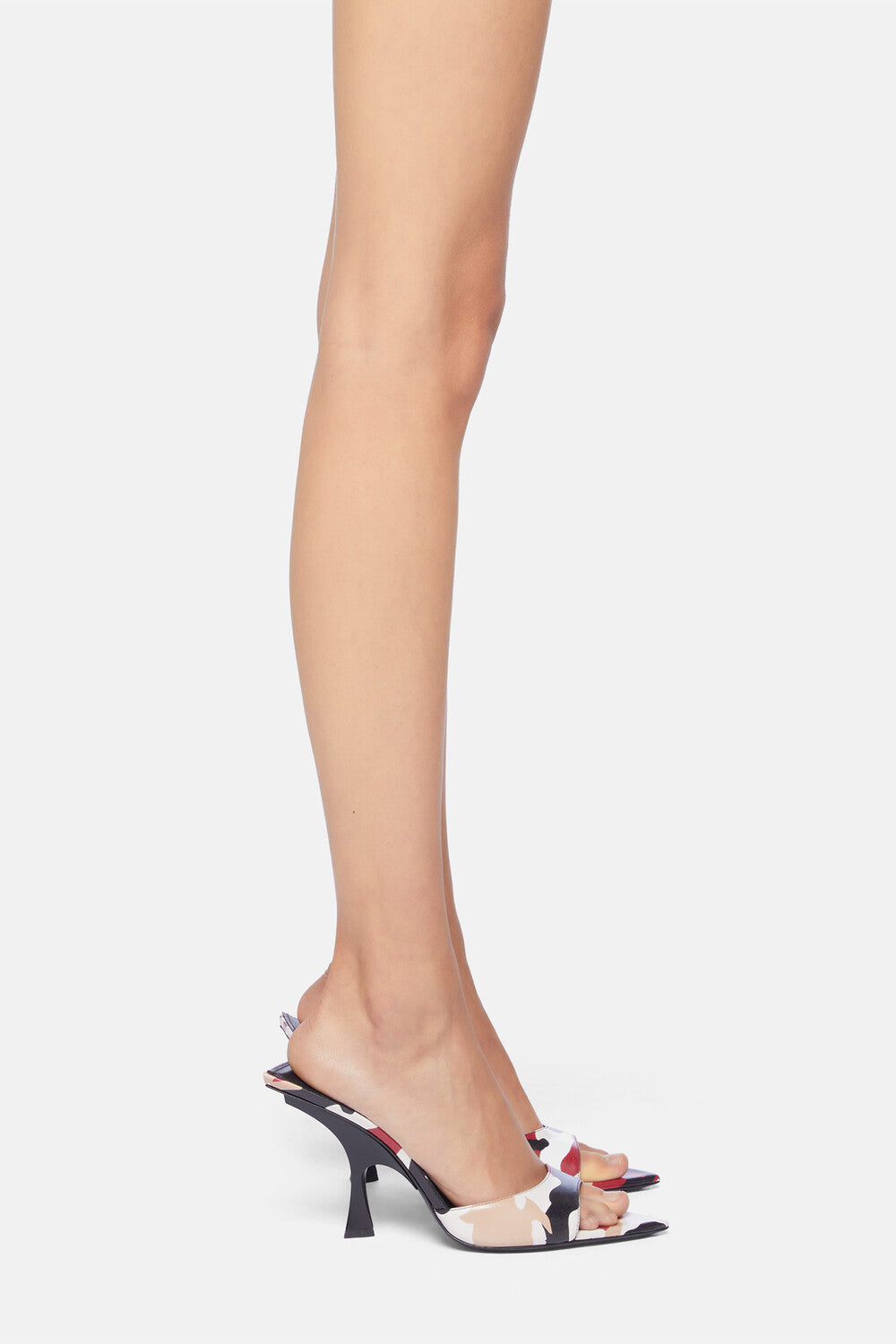 Ester mule 95mm - Beige/Black/Red/Nude
