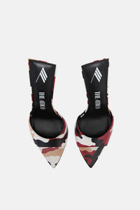 Ester mule 95mm - Beige/Black/Red/Nude