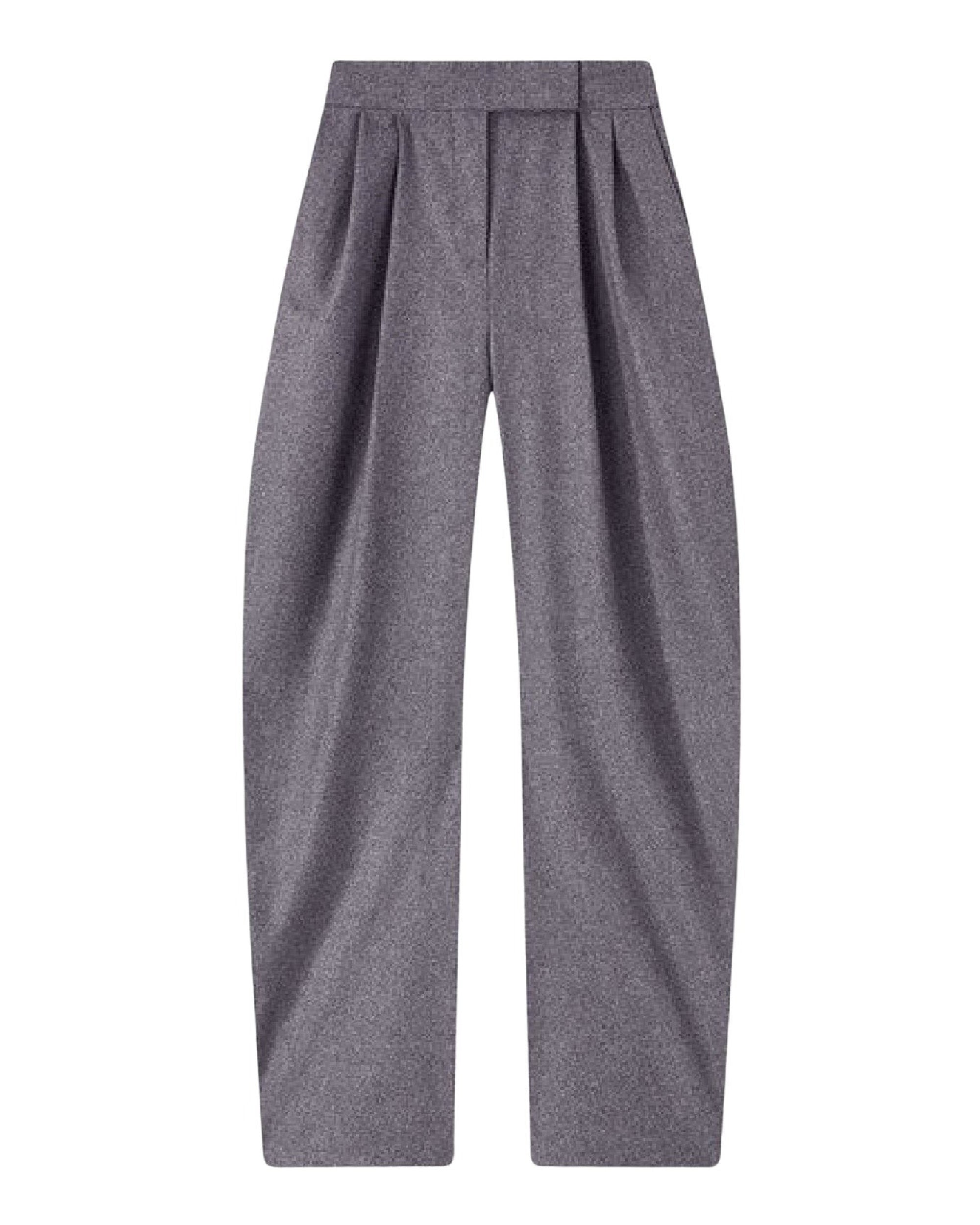 Pantalon long Gary en laine mélangée - Grey