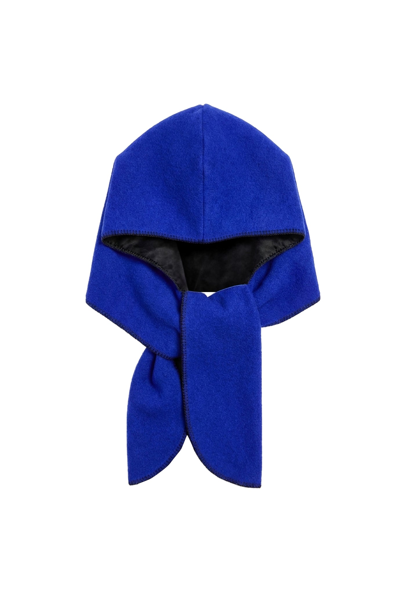 Capuche Albert en laine - Bleu